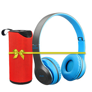2in1 Bundle Sale, P47 Bluetooth headset with free portable bluetooth speaker - P47SP