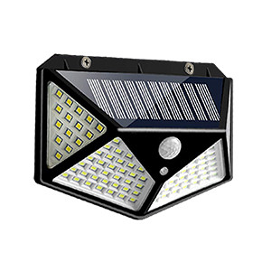 Solar Interaction Wall Lamp Solar Powered Motion Sensor Interaction Out Door Garden Wall, 100 LED Motion Sensor Security Lamp For deck garage, pathways, veggie patch, stairways, driveways.