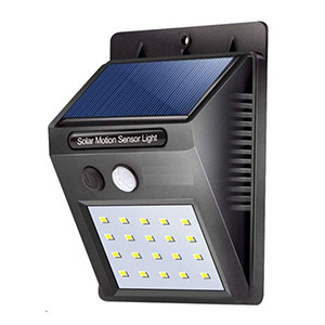 4 Pcs Solar Powered LED Wall Light SLR