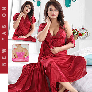 2 pcs Bridal Nighty Angelina Nighty Womens Nightwear,BNW