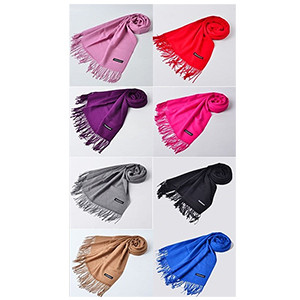 4 Pieces Assorted Color Indian Soft Scarf Pashmina Shawl