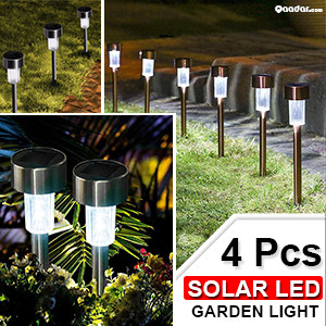 4 Pcs Solar LED Lights, Outdoor Landscape  Lawn Decoration Lamp. SLD4