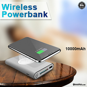 Qi 1000 mAh Wireless charger Portable Wireless Power Bank. Qi