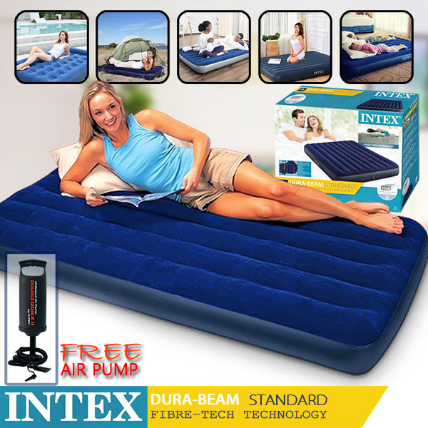 Flocked single hotsell air mattress